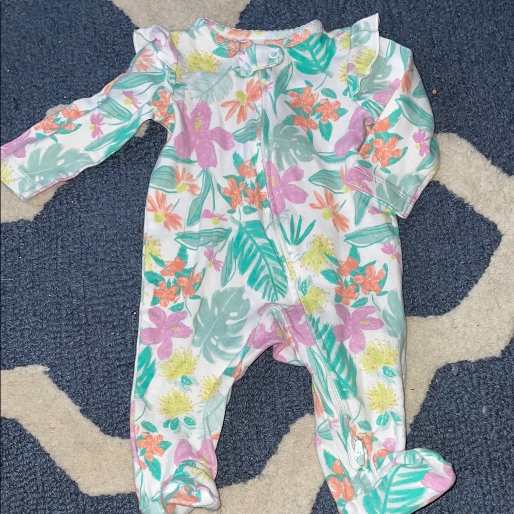 Carter’s Floral baby One Piece 3 months